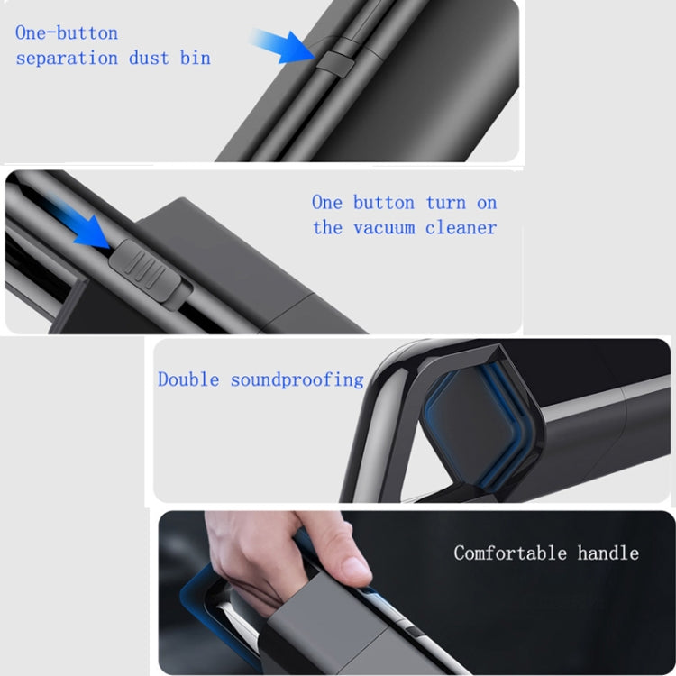 Car Portable Wireless 120W Handheld Powerful Vacuum Cleaner