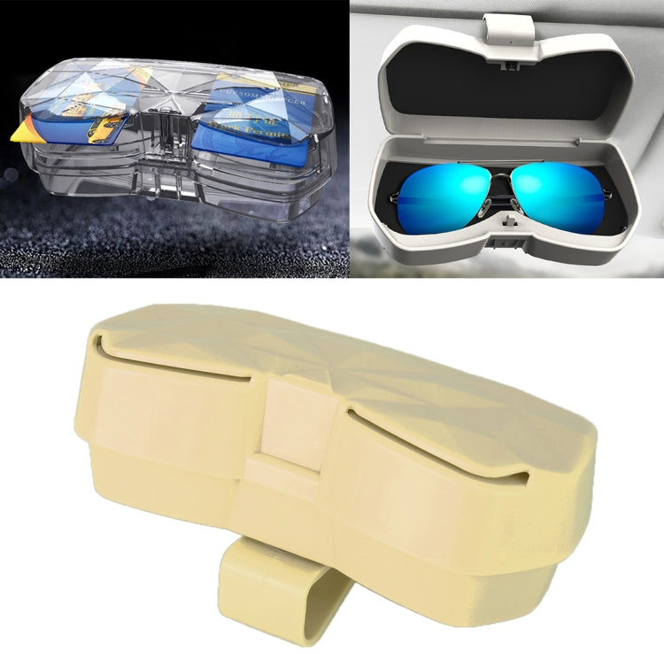 Car Multi-functional Glasses Case Sunglasses Storage Holder with Card Slot, Diamond Style ÎҵÄÉ̵ê