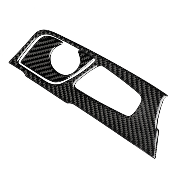 2 in 1 Car Carbon Fiber Gear Position Panel Decorative Sticker for BMW 5 Series G38 528Li / 530Li / 540Li 2018, Left Drive-Reluova