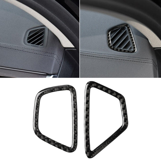 Car Carbon Fiber Instrument Air Vent Frame Decorative Sticker for BMW 5 Series G38 528Li / 530Li / 540Li 2018, Left Drive ÎҵÄÉ̵ê