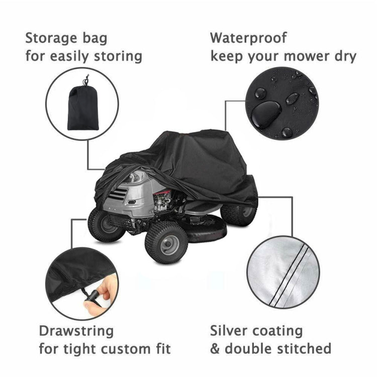 210D Oxford Cloth Waterproof Sunscreen Scooter Tractor Car Cover, Size: M-Reluova