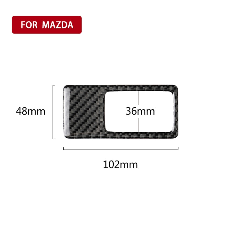 Car Carbon Fiber Headlight Adjustment Frame Decorative Sticker for Mazda Axela 2014 / 2017-2018, Left Drive ÎҵÄÉ̵ê