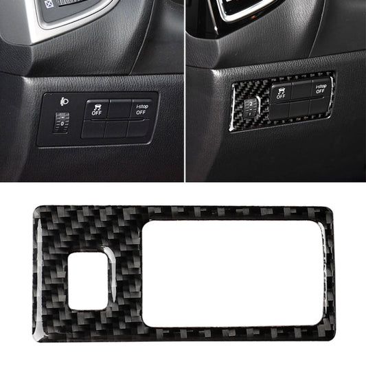 Car Carbon Fiber Headlight Adjustment Frame Decorative Sticker for Mazda Axela 2014 / 2017-2018, Left Drive ÎҵÄÉ̵ê