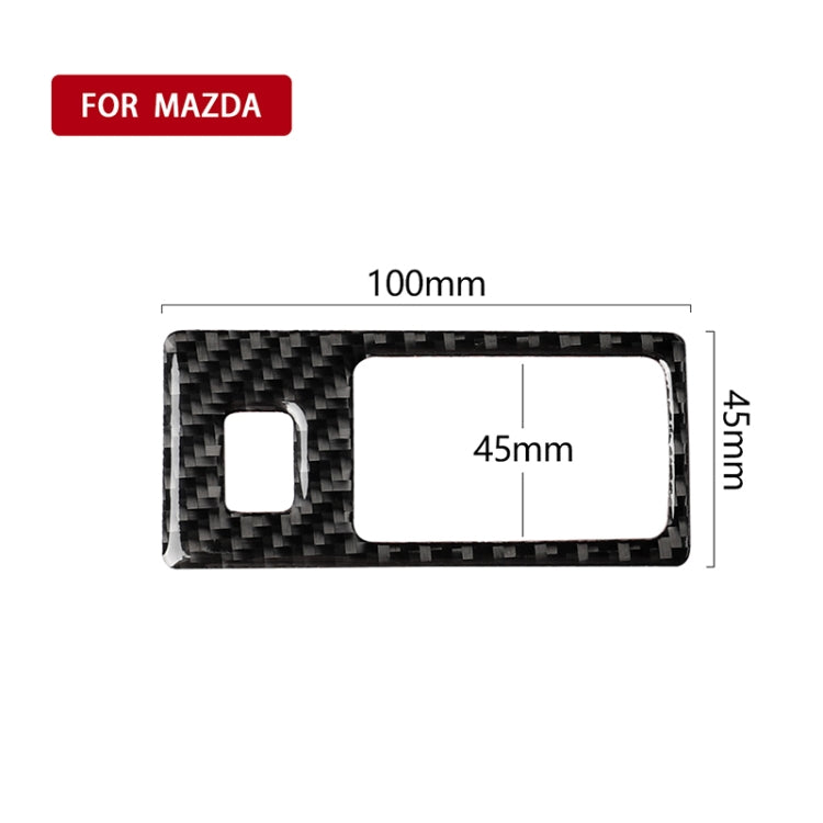 Car Carbon Fiber Headlight Adjustment Frame Decorative Sticker for Mazda Axela 2014 / 2017-2018, Left Drive ÎҵÄÉ̵ê