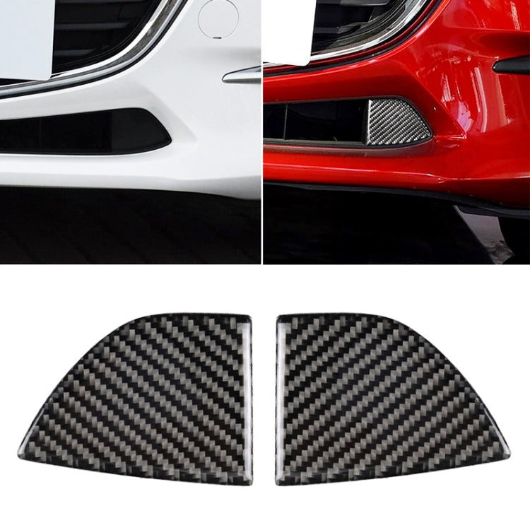 Car Carbon Fiber Front Bumper Decorative Sticker for Mazda Axela 2017-2018 ÎҵÄÉ̵ê