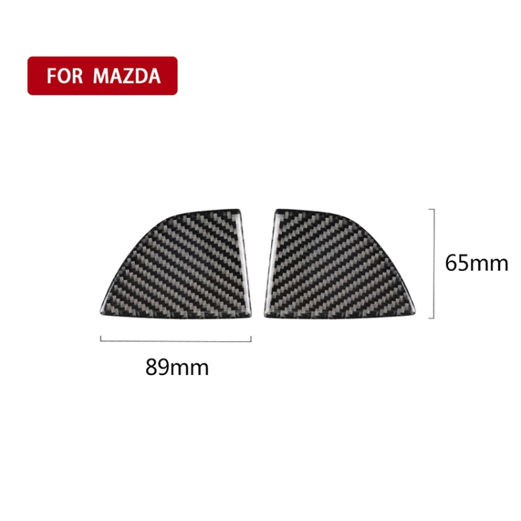 Car Carbon Fiber Front Bumper Decorative Sticker for Mazda Axela 2017-2018 ÎҵÄÉ̵ê