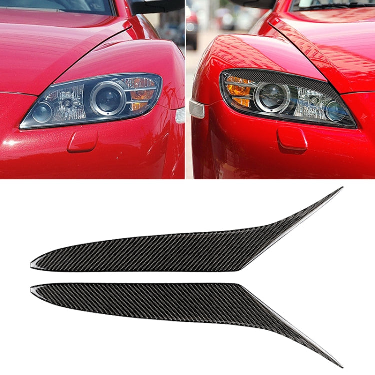 Car Carbon Fiber Light Eyebrow for Mazda RX-8 Coupe 2004-2008 ÎҵÄÉ̵ê