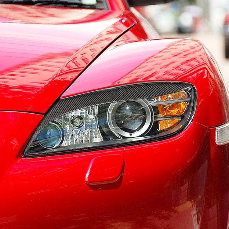 Car Carbon Fiber Light Eyebrow for Mazda RX-8 Coupe 2004-2008