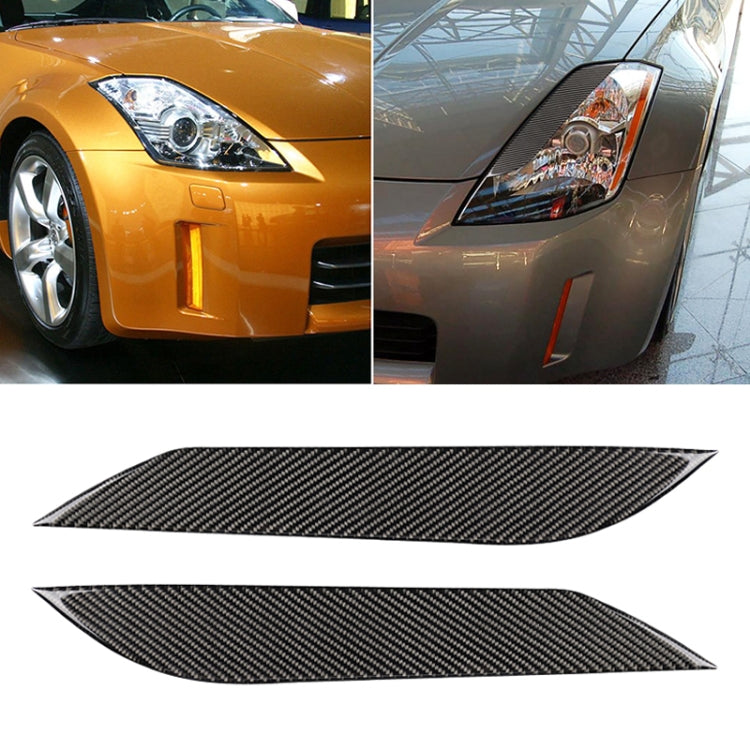 Car Carbon Fiber Light Eyebrow for 2003-2009 Nissan 350Z All Models ÎҵÄÉ̵ê