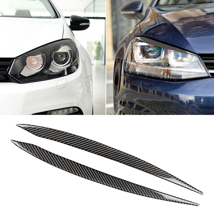 Car Carbon Fiber Light Eyebrow for Volkswagen Golf 7 ÎҵÄÉ̵ê