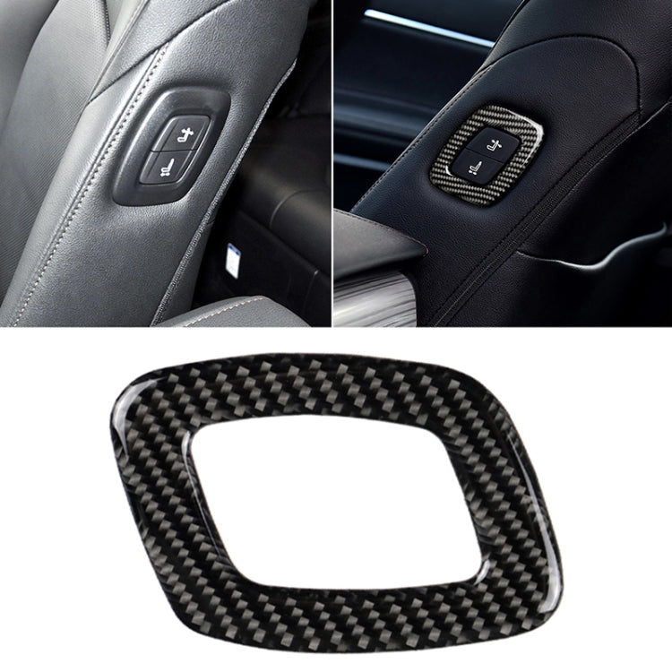 Car Carbon Fiber Seat Adjustment Decorative Sticker for Toyota Eighth Generation Camry 2018-2019, Left Drive ÎҵÄÉ̵ê