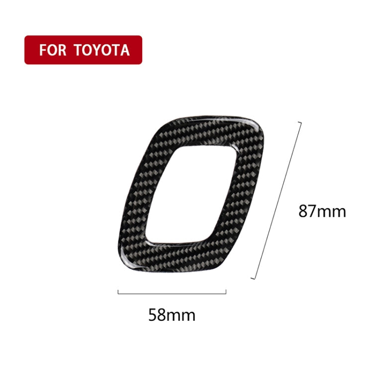 Car Carbon Fiber Seat Adjustment Decorative Sticker for Toyota Eighth Generation Camry 2018-2019, Left Drive ÎҵÄÉ̵ê