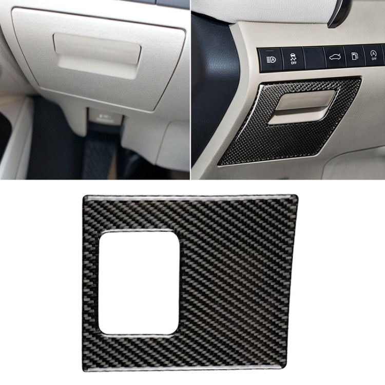 Car Carbon Fiber Main Driving Storage Box Decorative Sticker for Toyota Eighth Generation Camry 2018-2019, Left Drive ÎҵÄÉ̵ê