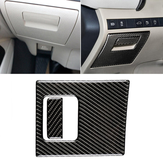 2 in 1 Car Carbon Fiber Main Driving Storage Box Handle Decorative Sticker for Toyota Eighth Generation Camry 2018-2019, Left Drive-Reluova