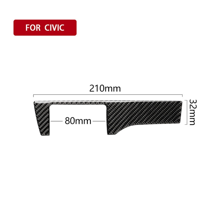 Car Carbon Fiber Headlight Switch Panel Decorative Sticker for Honda Tenth Generation Civic 2016-2019, Left Drive ÎҵÄÉ̵ê