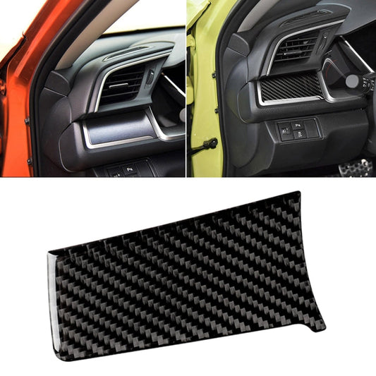 Car Carbon Fiber Central Control Left Stripe Decorative Sticker for Honda Tenth Generation Civic 2016-2019, Left Drive ÎҵÄÉ̵ê