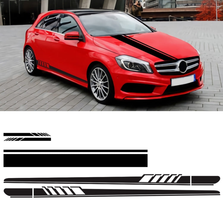 5 in 1 Car Styling Stripe Hood PVC Sticker Auto Decorative Sticker ÎҵÄÉ̵ê