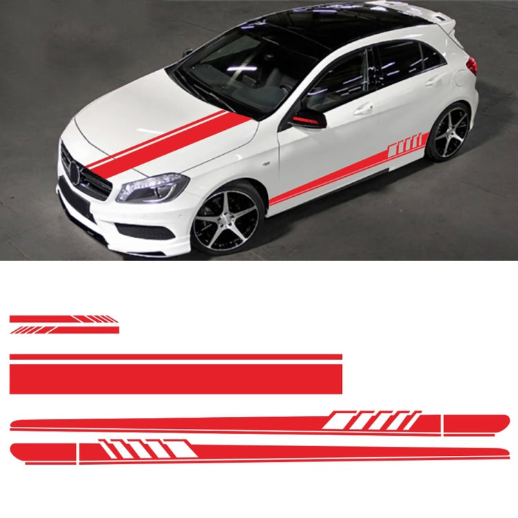 5 in 1 Car Styling Stripe Hood PVC Sticker Auto Decorative Sticker ÎҵÄÉ̵ê