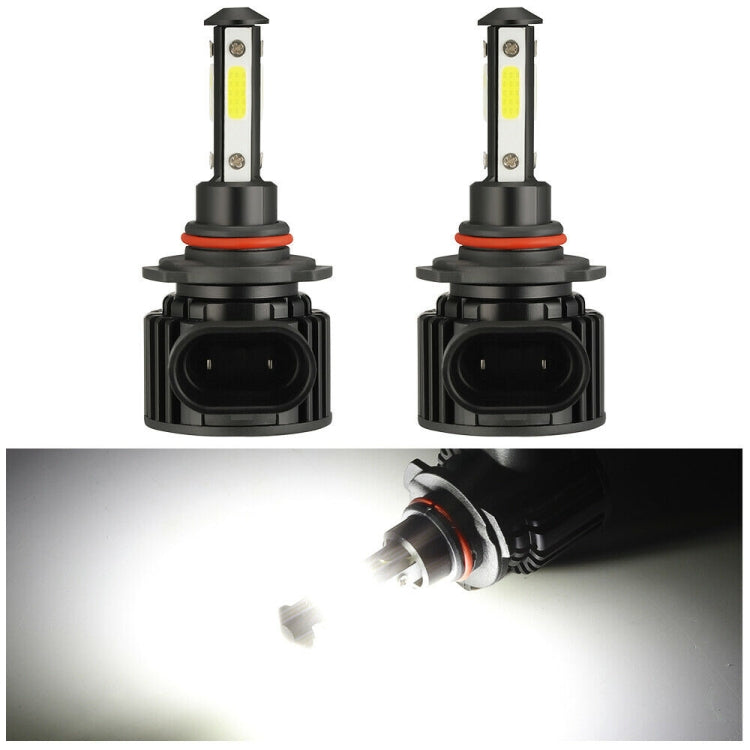 F8 9005 2 PCS 22W 3000LM 6000K Four Side DOB LED Headlight Fog Light Bulbs High Beam Conversion Kit DC 9-32V ÎҵÄÉ̵ê