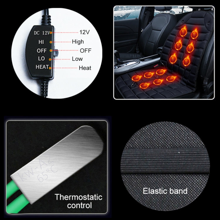 Car 12V Front Seat Heater Cushion Warmer Cover Winter Heated Warm, Single Seat ÎҵÄÉ̵ê