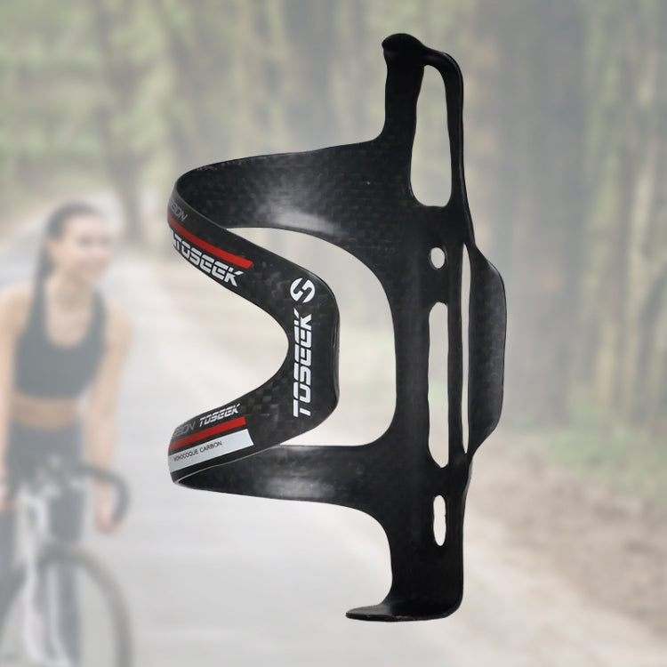 TOSEEK Matte Full Carbon Fiber Road Bicycle Water Bottle Holder Reluova