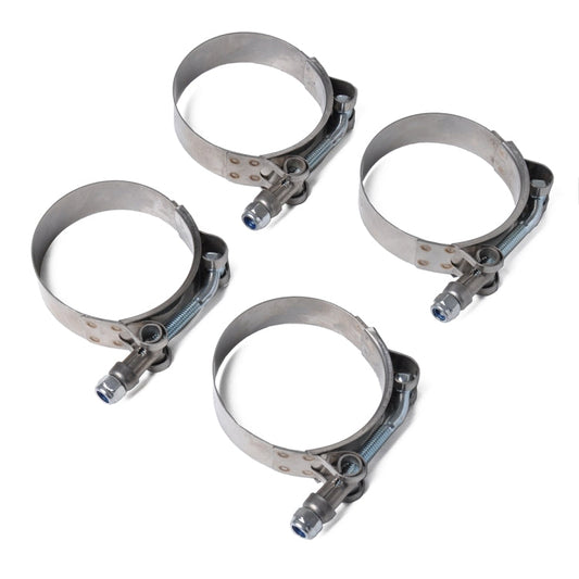 4 PCS Stainless Steel T-Bolt Hose Clamps Pipe Clip Fuel Line Clip, Size: 95-103mm ÎҵÄÉ̵ê