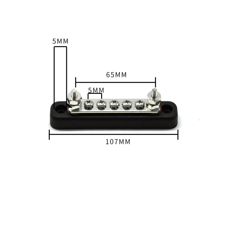 5 Way Power Distribution Bus Bar 5-bit Single Distribution Box for Car / RV / Boat ÎҵÄÉ̵ê