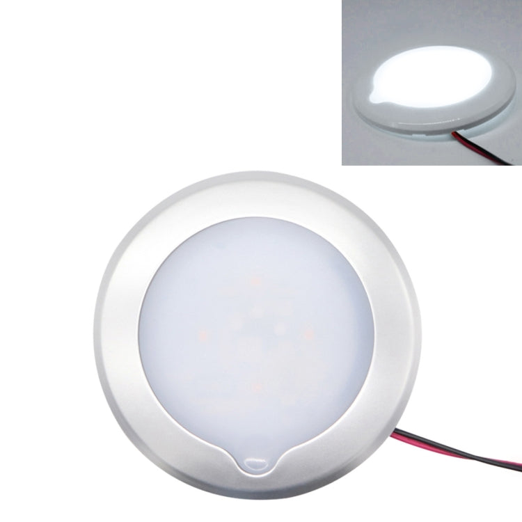 DC 9-30V 4.5W 3000-3300K IP67 Marine RV Dimmable 150mm LED Dome Light Ceiling Lamp, with Touch Control