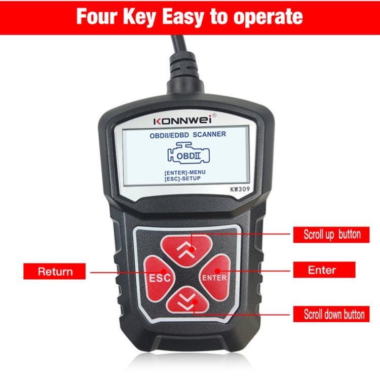 KONNWEI KW309 V309 V310 MS309 Code Reader OBD2 Scanner Diagnostic Tool ÎҵÄÉ̵ê