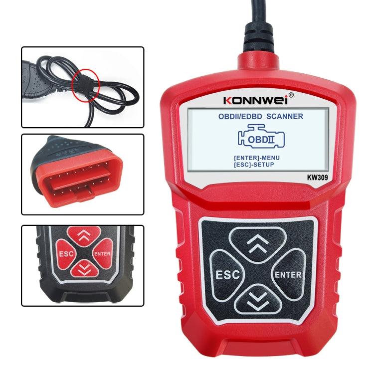 KONNWEI KW309 V309 V310 MS309 Code Reader OBD2 Scanner Diagnostic Tool