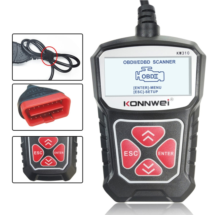 KONNWEI KW310 OBD Car Fault Detector Code Reader ELM327 OBD2 Scanner Diagnostic Tool ÎҵÄÉ̵ê