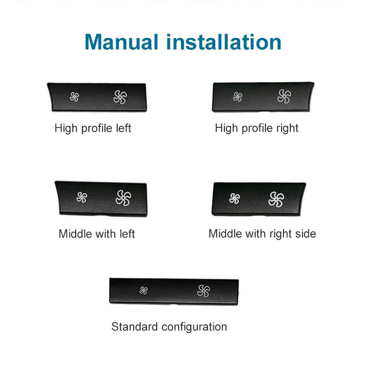 Car Wind Power Switch Air Conditioning Air Volume Button for BMW 5 Series 2011-2017 / 7 Series 2009-2015, Standard Air Volume ÎҵÄÉ̵ê