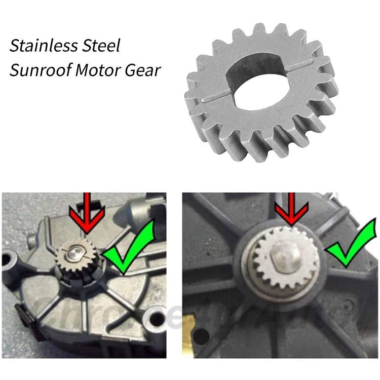 Car Sunroof Motor Gear for Mercedes-Benz W204/W212/W221/W164 / BMW F10/F02/E90/E70, 19 Teeth ÎҵÄÉ̵ê