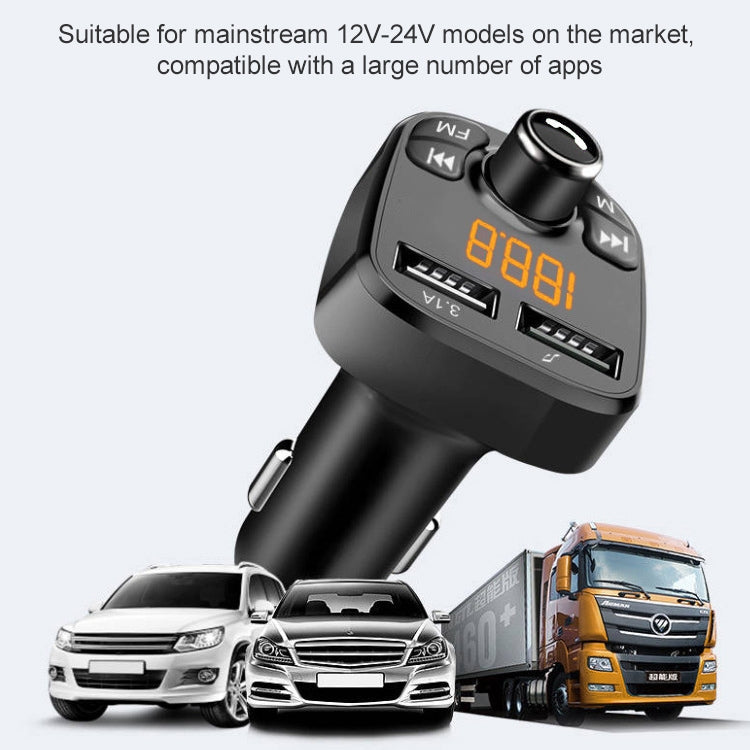 384 Car Multi-functional Smart MP3 Player Bluetooth Hands-free Receiver-Reluova