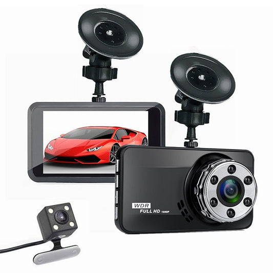 T638+ Car DVR USB Hidden Dual-lens Driving Recorder HD Reversing Video Monitor ÎҵÄÉ̵ê