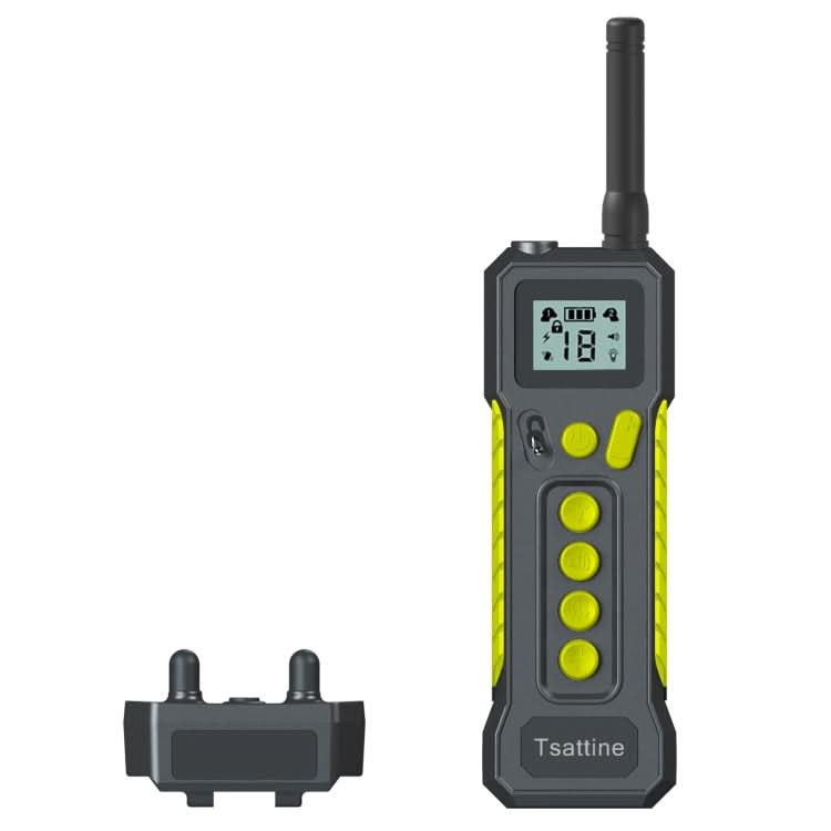 Tsattine T10 IP68 Waterproof 2000FT Dog Training Device with LCD Light.