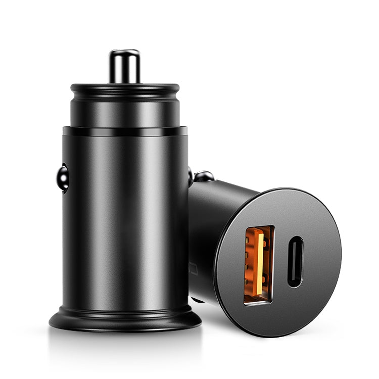 ROCK H15 Dual Port USB + USB-C / Type-C PD30W Car Charger ÎҵÄÉ̵ê