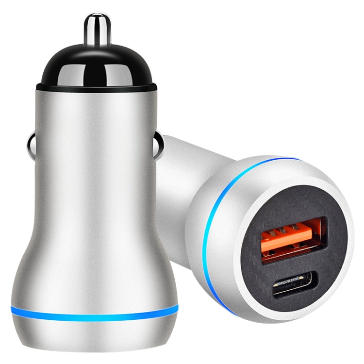 ACC-581 PD 20W + QC3.0 Type-C / USB-C + USB Fast Charging Car Charger