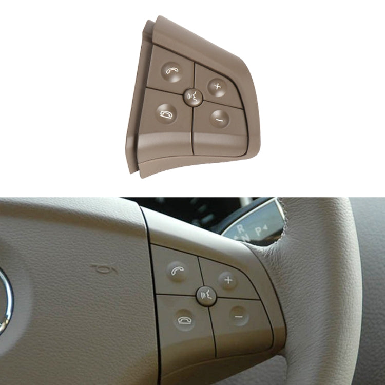 Car Right Side 5-button Steering Wheel Switch Buttons Panel 1648200110 for Mercedes-Benz W164, Left Driving