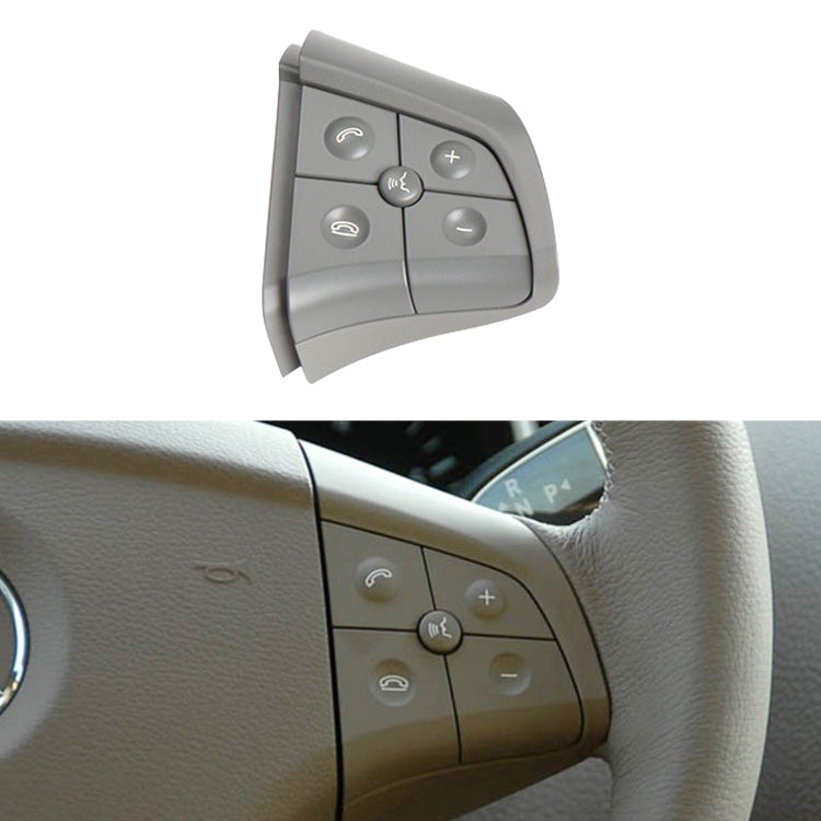 Car Right Side 5-button Steering Wheel Switch Buttons Panel 1648200110 for Mercedes-Benz W164, Left Driving