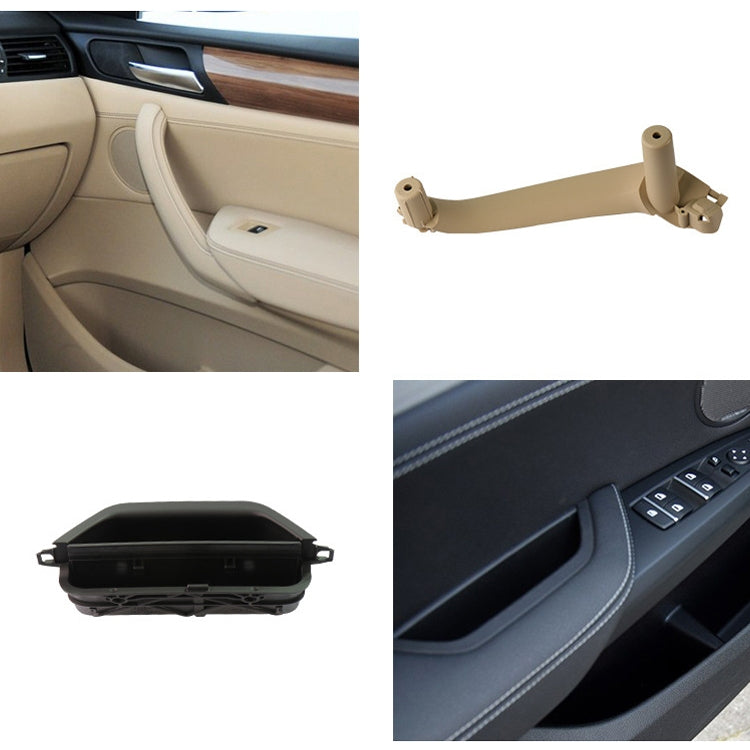 Car Rear Right Inside Doors Handle Pull Trim Cover 5141 7394 519-1 for BMW X3 X4, Left Driving