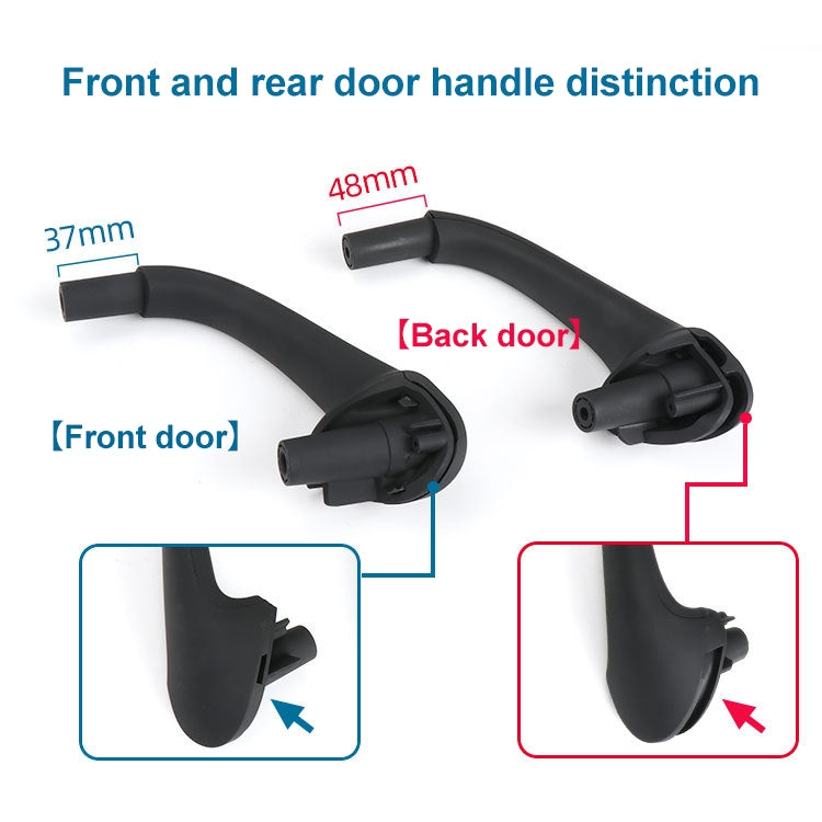 Car Rear Right Inside Doors Handle Pull Trim Cover for Mercedes-Benz C-class W203 -2007 , Left Driving