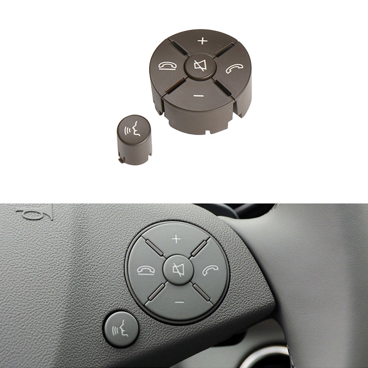 Car Right Side Steering Wheel Switch Buttons Panel for Mercedes-Benz W204 2007-2014, Left Driving ÎҵÄÉ̵ê