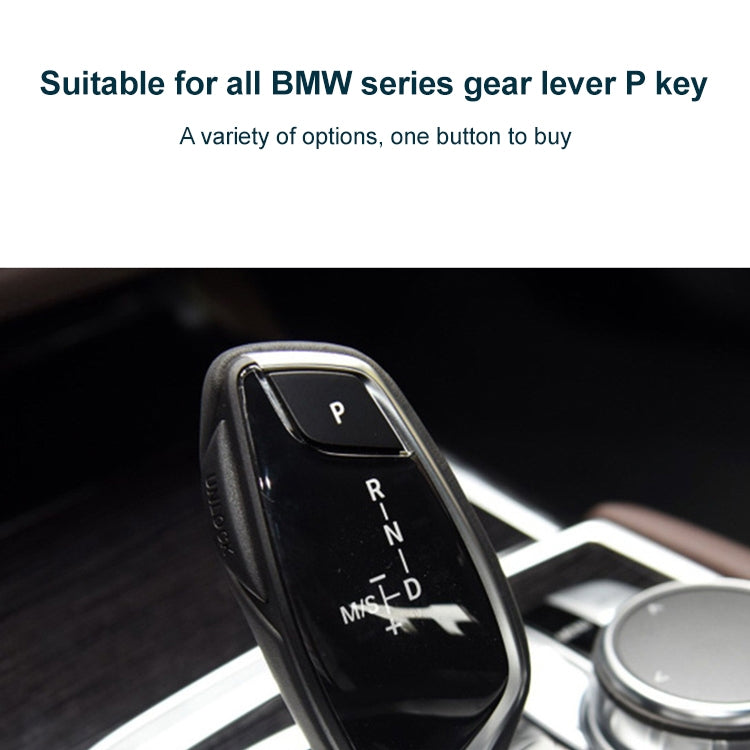 Car Gear Lever Auto Parking Button Letter P Cap for BMW 5 Series 2002-2010, Left Driving ÎҵÄÉ̵ê