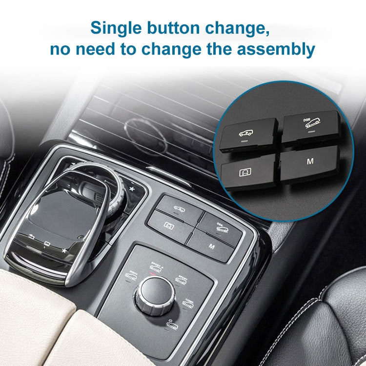 Car Model A1 Downhill Auxiliary Switch Shift Button for Mercedes-Benz GL GLE Class W166, Left Driving ÎҵÄÉ̵ê