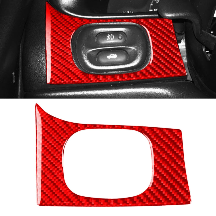 Carbon Fiber Car Headlight Switch Panel Sticker for Chevrolet Corvette C5 1998-2004, Left Drive ÎҵÄÉ̵ê