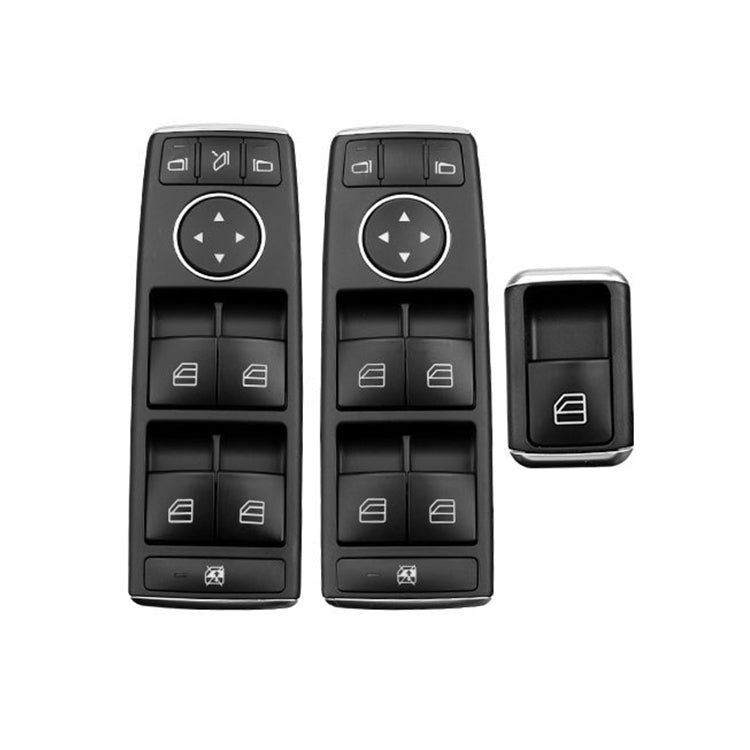 Car Window Glass Lift Switch for Mercedes-Benz W166, Left Driving Low Configuration Version