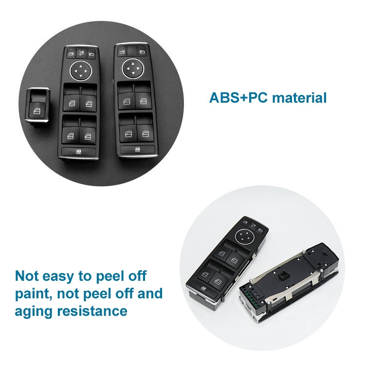 Car Window Glass Lift Switch for Mercedes-Benz W166, Left Driving Low Configuration Version