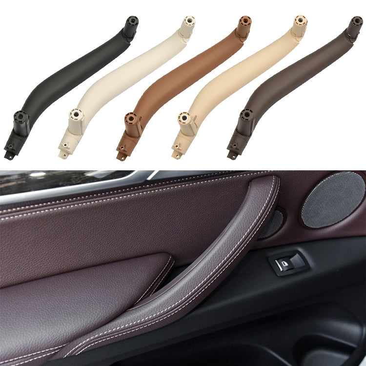 Car Left Side Inside Doors Handle Pull Trim Cover for BMW X5 / X6, Left Driving