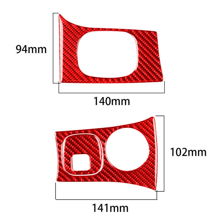 3 in 1 Carbon Fiber Car Headlight Key Panel Sticker for Chevrolet Corvette C5 1998-2004, Left Drive-Reluova